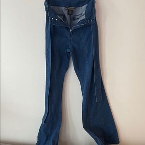 Flying Tomato Dark Blue Flare Jeans